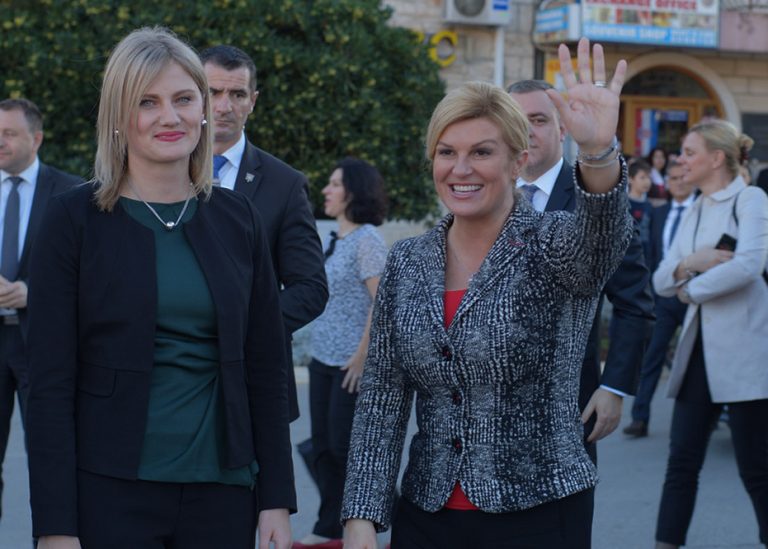 Predsjednica Kolinda Grabar_kitarović u Veloj Luci