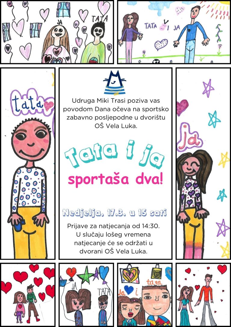 Dan očeva u organizaciji udruge Miki Trasi: “Tata i ja – sportaša dva!”